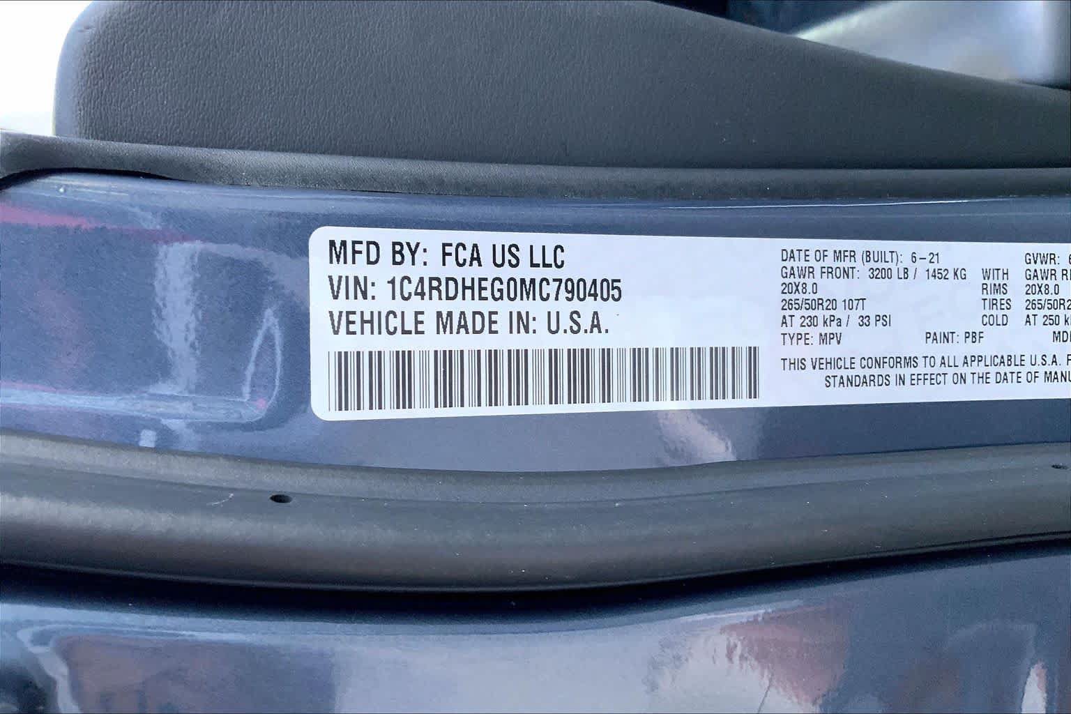 Used 2021 Dodge Durango Citadel w/ Premium Entertainment Group RWD image 29