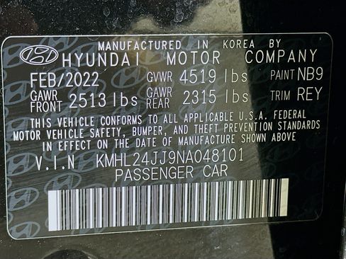 Used 2022 Hyundai Sonata Blue image 12