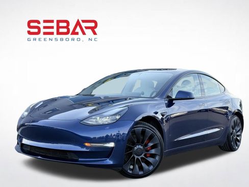 Used 2021 Tesla Model 3 Performance AWD/4WD image 1