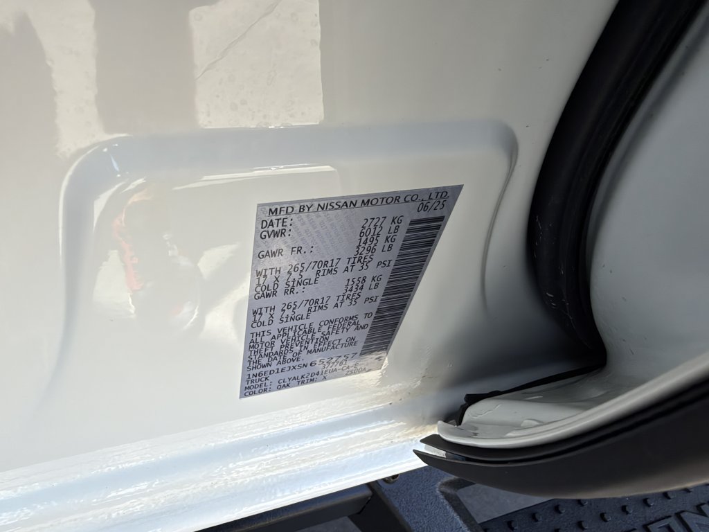 Used 2025 Nissan Frontier Pro-X w/ Pro Convenience Package RWD image 40