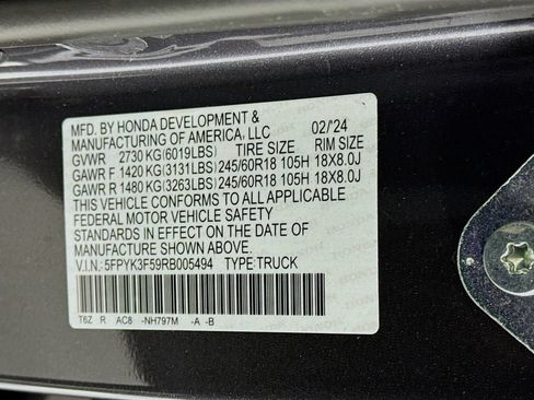 Certified 2024 Honda Ridgeline RTL image 35
