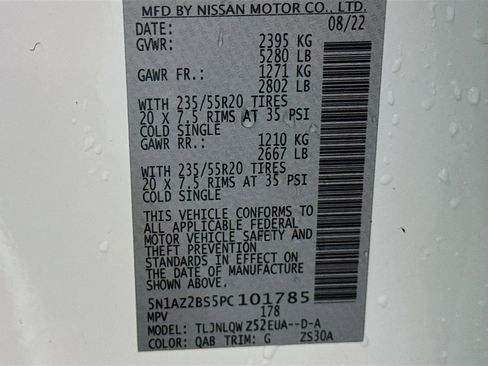 Used 2023 Nissan Murano SV w/ SV Midnight Edition Package image 12