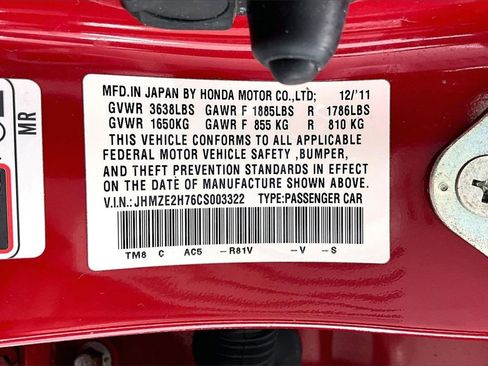 Used 2012 Honda Insight EX image 35