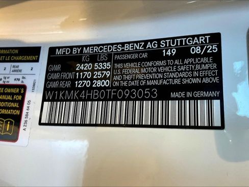 New 2026 Mercedes-Benz CLE 300 4MATIC Cabriolet image 12