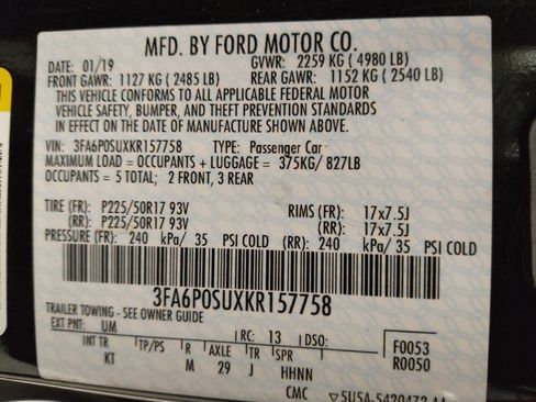 Used 2019 Ford Fusion Energi Titanium image 33