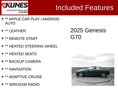 Used 2025 Genesis G70 2.5T image 2