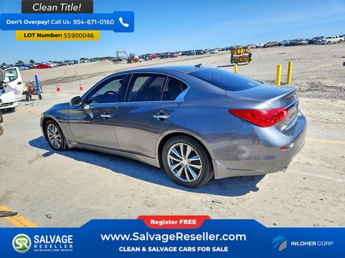 Used 2017 INFINITI Q50 3.0t Premium w/ 3.0T Premium Plus Package RWD image 3