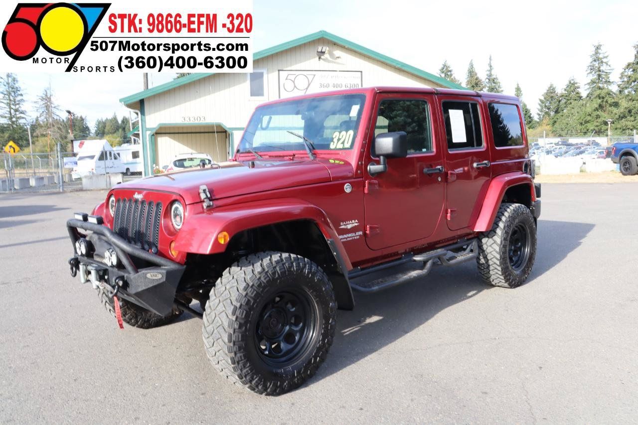 Used 2012 Jeep Wrangler Unlimited Sahara w/ Connectivity Group AWD/4WD image 2