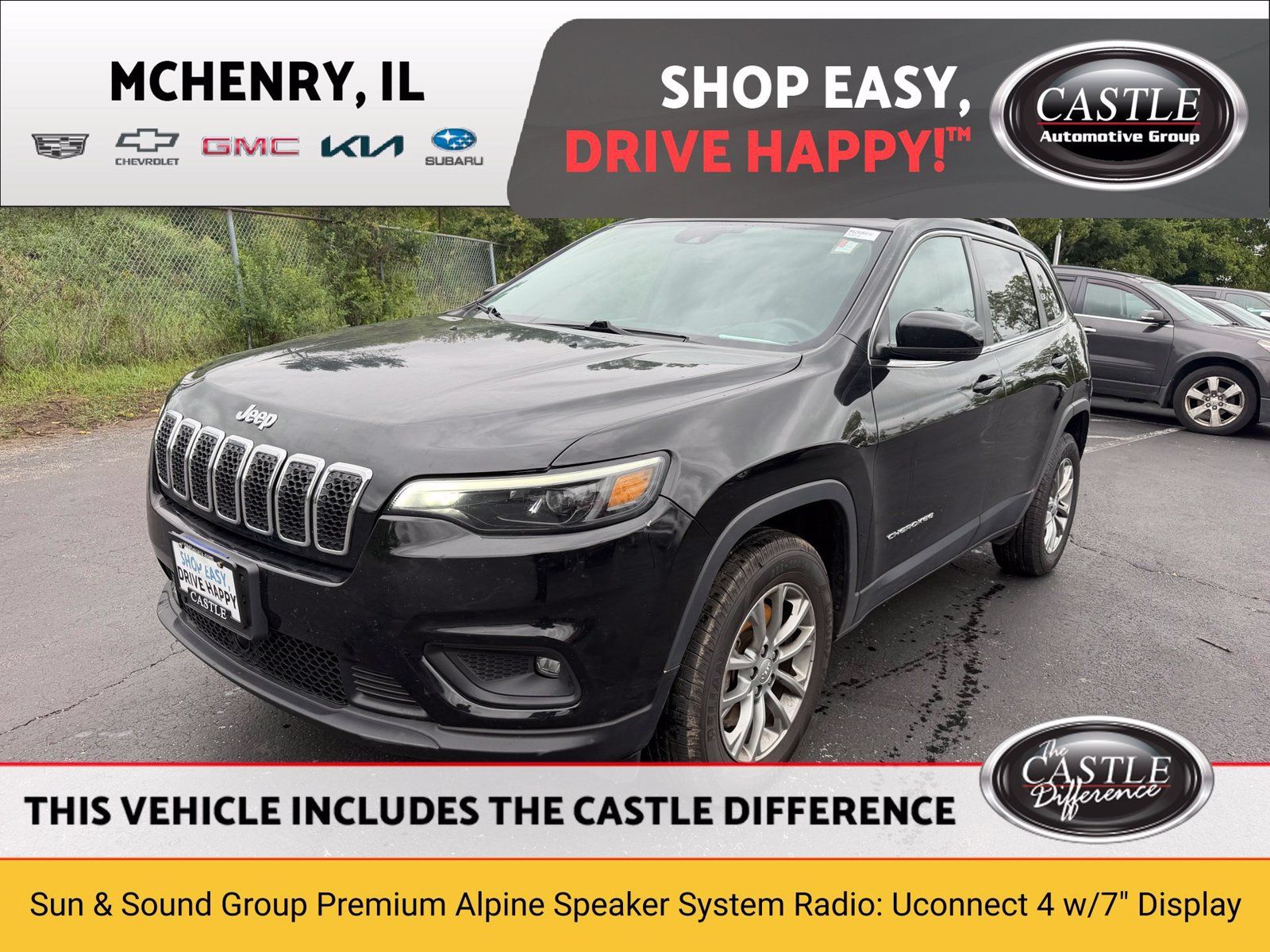 Used 2021 Jeep Cherokee Latitude Plus w/ Sun & Sound Group AWD/4WD image 1