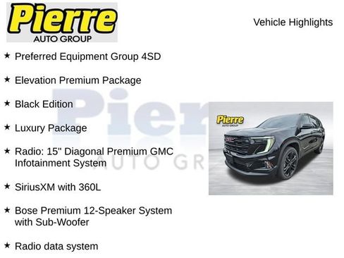 Used 2025 GMC Acadia Elevation w/ Elevation Premium Package AWD/4WD image 7
