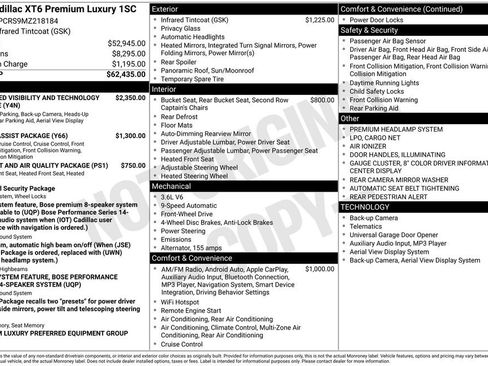 Used 2021 Cadillac XT6 Premium Luxury image 37