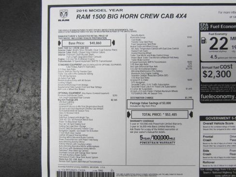 Used 2016 RAM 1500 Big Horn image 27