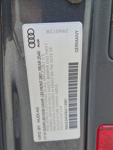 Used 2019 Audi S4 Prestige w/ Prestige Package AWD/4WD image 24