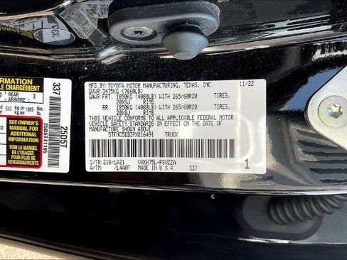 Used 2023 Toyota Tundra Platinum AWD/4WD image 10