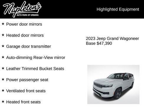 Used 2023 Jeep Grand Wagoneer 4WD image 9