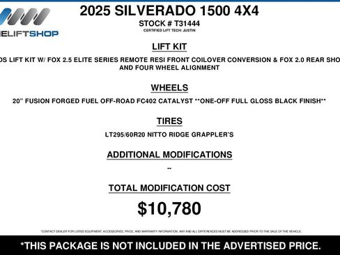 Used 2025 Chevrolet Silverado 1500 LT Trail Boss image 2