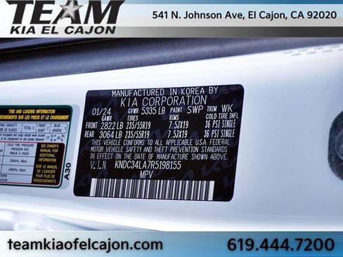 Certified 2024 Kia EV6 Wind RWD image 34