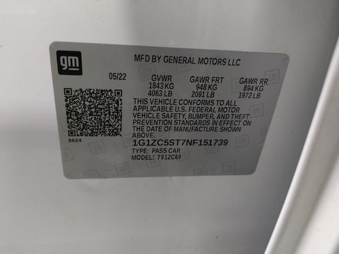 Used 2022 Chevrolet Malibu LS w/ Driver Confidence Package II FWD image 33