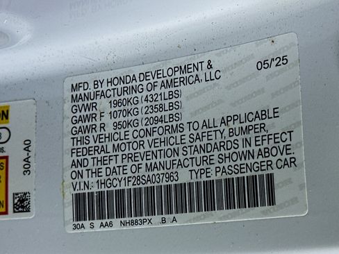 Used 2025 Honda Accord LX image 12