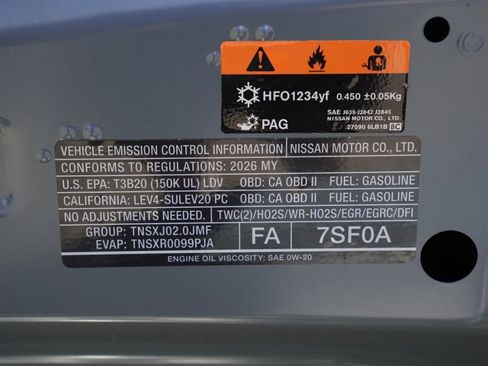 New 2026 Nissan Sentra SR image 24