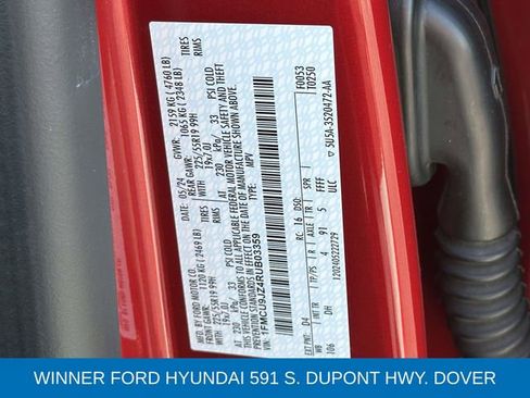 Certified 2024 Ford Escape Platinum w/ Premium Technology Package image 13