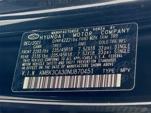 Used 2022 Hyundai Kona N Line w/ Tech Package image 36