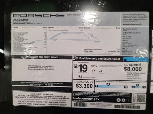 New 2026 Porsche Cayenne image 37