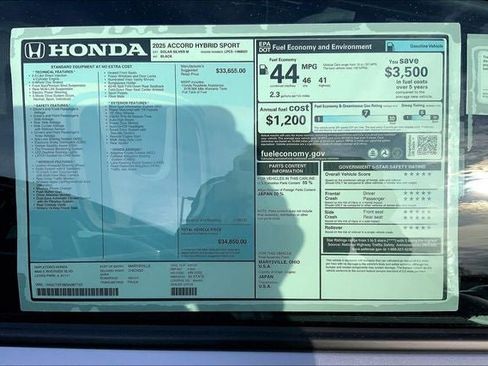 New 2025 Honda Accord Sport image 19