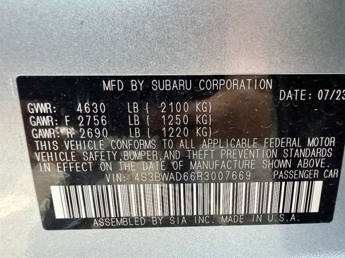 Used 2024 Subaru Legacy Premium AWD/4WD image 47