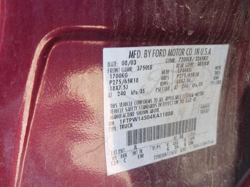 Used 2004 Ford F150 XLT AWD/4WD image 37