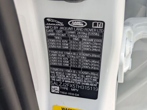 New 2026 Land Rover Range Rover Evoque S image 35