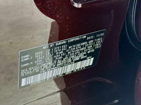 New 2026 Subaru Ascent Touring image 36