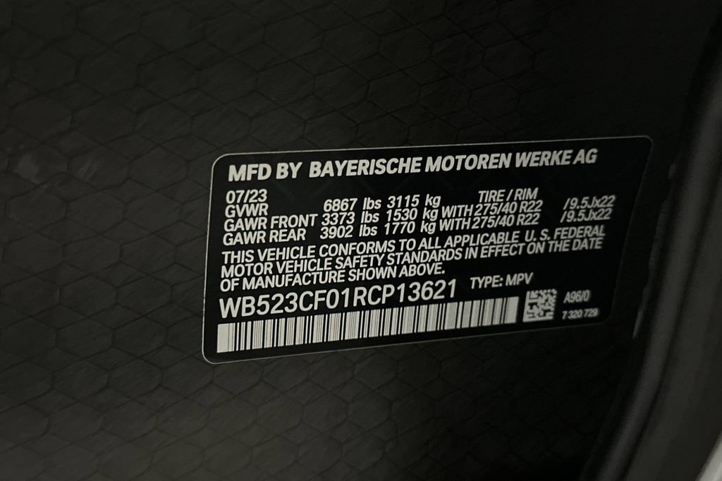 Certified 2024 BMW iX xDrive50 w/ Sport Package AWD/4WD image 38