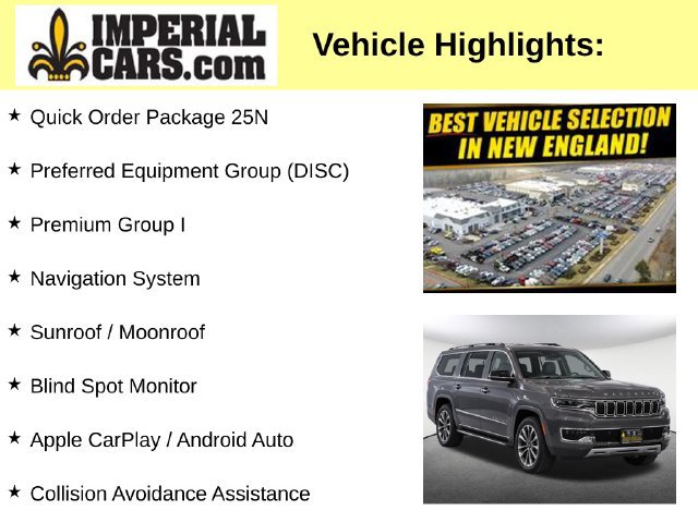 Used 2024 Jeep Wagoneer L Series III w/ Premium Group I AWD/4WD image 3