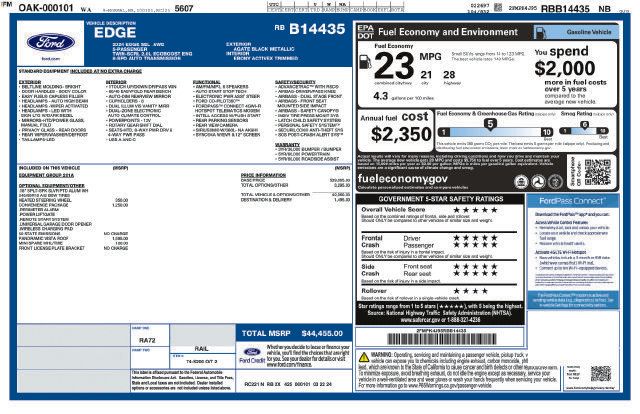 Used 2024 Ford Edge SEL w/ Convenience Package AWD/4WD image 32