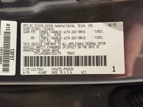 Certified 2025 Toyota Tundra SR5 image 27