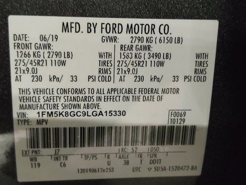 Used 2020 Ford Explorer ST w/ ST Street Pack image 33
