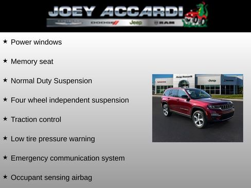 New 2025 Jeep Grand Cherokee Limited image 13