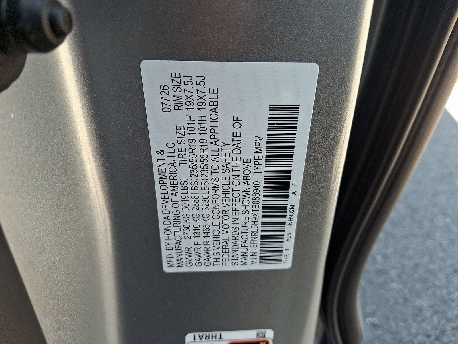 New 2026 Honda Odyssey Elite image 10
