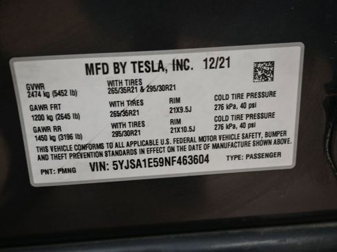 Used 2022 Tesla Model S image 47