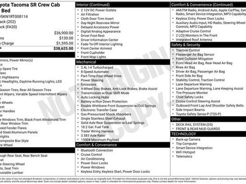 Used 2024 Toyota Tacoma SR AWD/4WD image 2