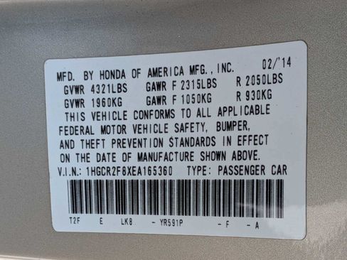 Used 2014 Honda Accord EX-L image 32