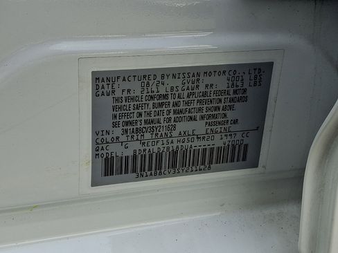 Certified 2025 Nissan Sentra SV FWD image 26