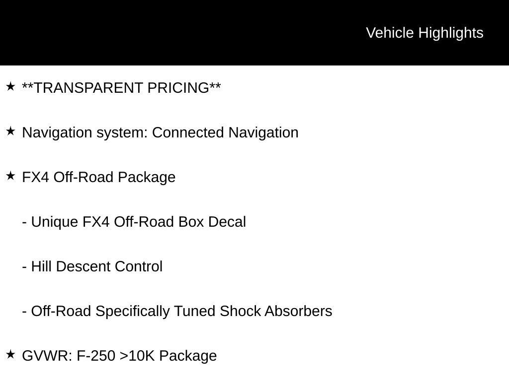 New 2026 Ford F250 Platinum w/ FX4 Off-Road Package AWD/4WD image 6