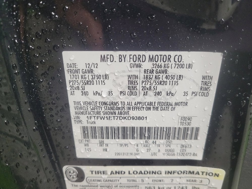 Used 2013 Ford F150 Lariat w/ Luxury Equipment Group AWD/4WD image 33