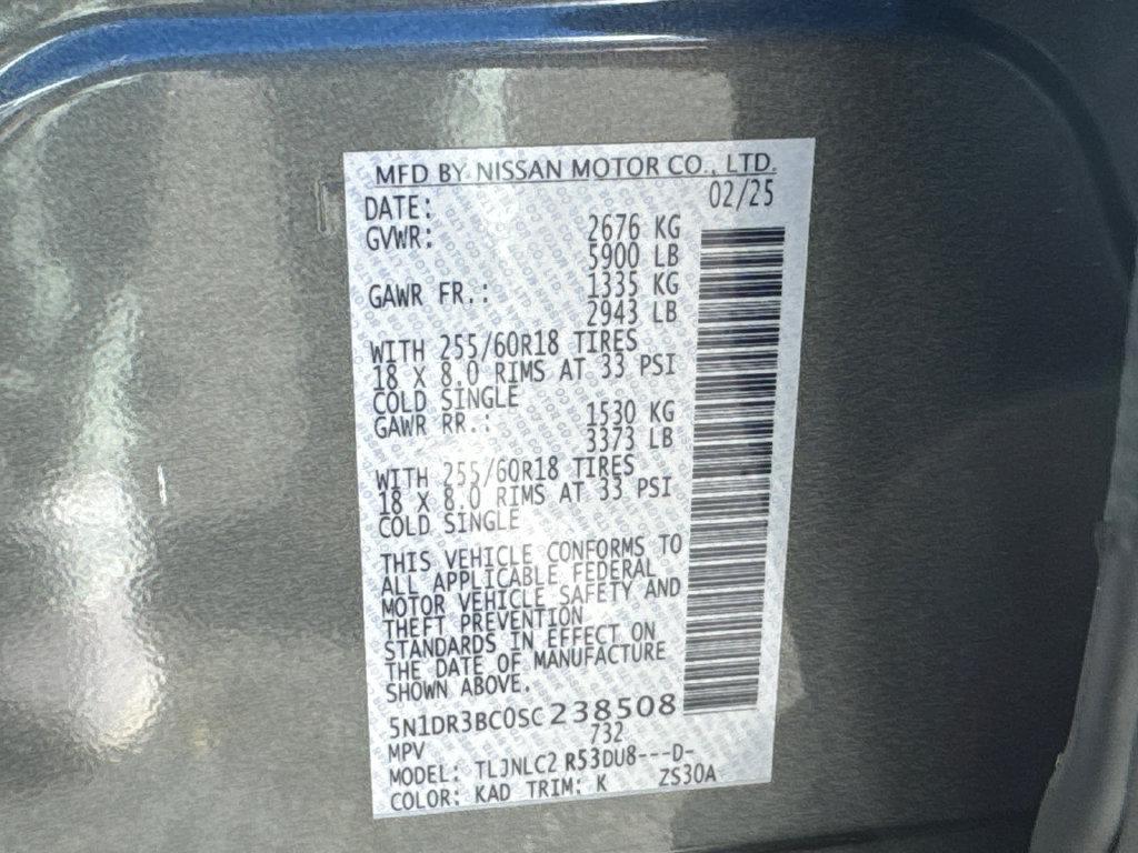 Certified 2025 Nissan Pathfinder SV AWD/4WD image 35