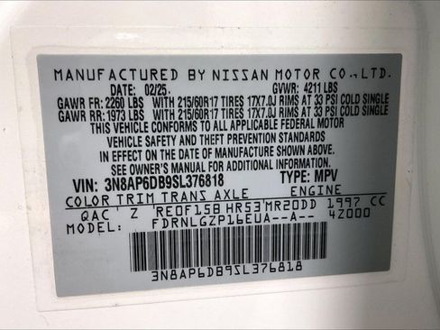 Used 2025 Nissan Kicks SR AWD/4WD image 43