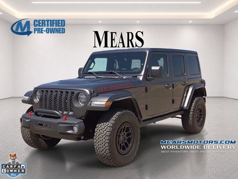 Used 2022 Jeep Wrangler Unlimited Rubicon w/ Xtreme Recon 35" Tire Package AWD/4WD image 1