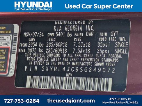 Used 2025 Kia Sorento S w/ Panoramic Sunroof Package FWD image 41