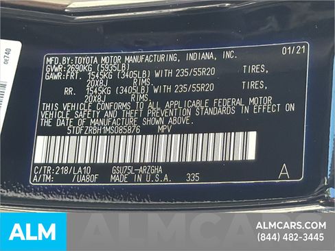 Used 2021 Toyota Highlander Platinum AWD/4WD image 42